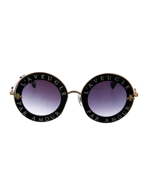 Gucci L'aveugle Par Amour Sunglasses 